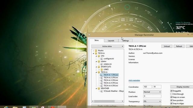 customize windows 7/8/8.1/10 with rainmeter смотреть онлайн