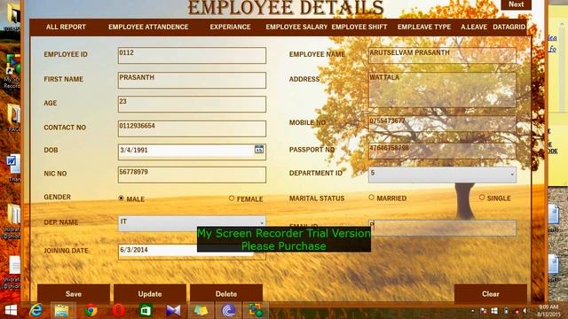 Employee Management System Using C# & SQL Database Server смотреть онлайн