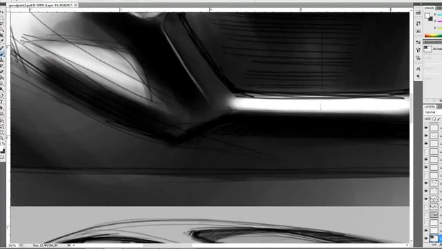 Car rendering photoshop 4 - LudeDesign смотреть онлайн