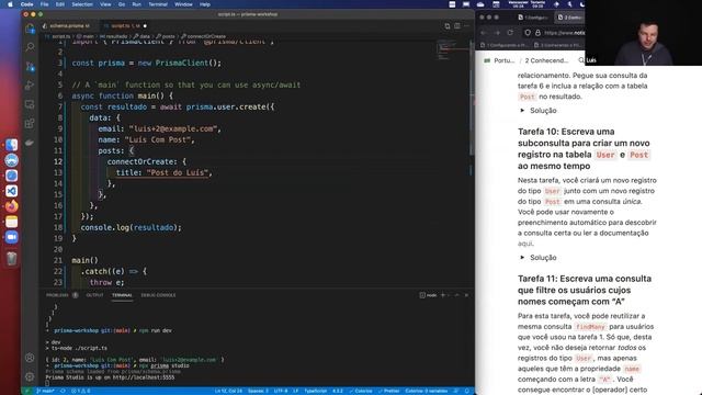 Primeiros passos com Prisma e TypeScript - Luís Rudge | Prisma Day 2021 смотреть онлайн