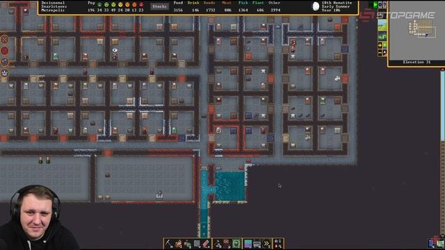 Dwarf Fortress: игра про пьяных котов и сильных карпов | Реакция смотреть онлайн