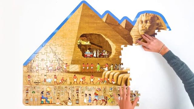 Sassi Travel Learn and Explore Ancient Egypt Puzzle and Book Set смотреть онлайн