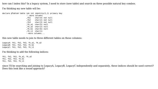 SQL Server Index: One new table joining to three old tables, how to? (3 Solutions!!) смотреть онлайн