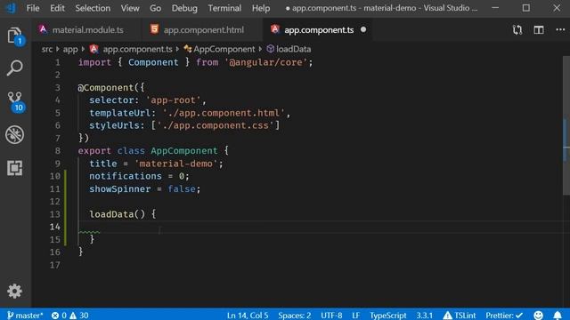 Angular Material Tutorial - 9 - Progress Spinner смотреть онлайн