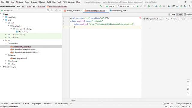 Custom Buttons Design android - Android studio java Tutorial смотреть онлайн