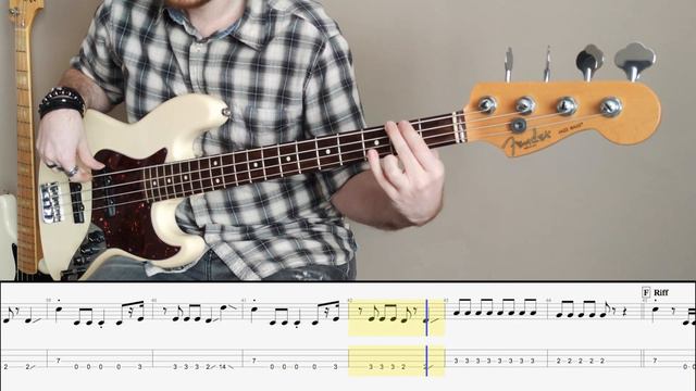 Måneskin - OFF MY FACE // Bass Cover // Play Along Tabs and Notation смотреть онлайн