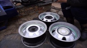 Полировка  литых дисков ATS.