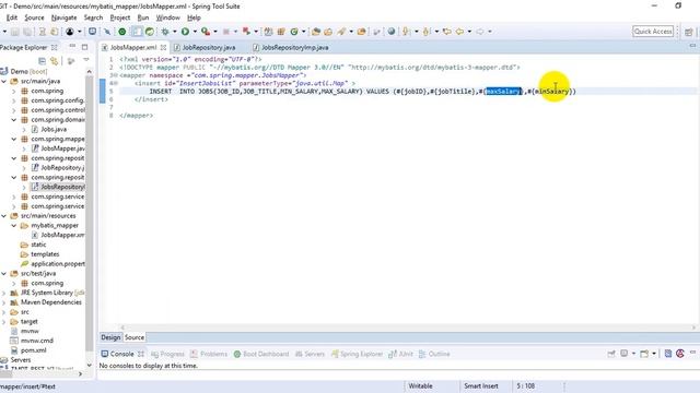 Demo insert rest + mybatis + oracle смотреть онлайн