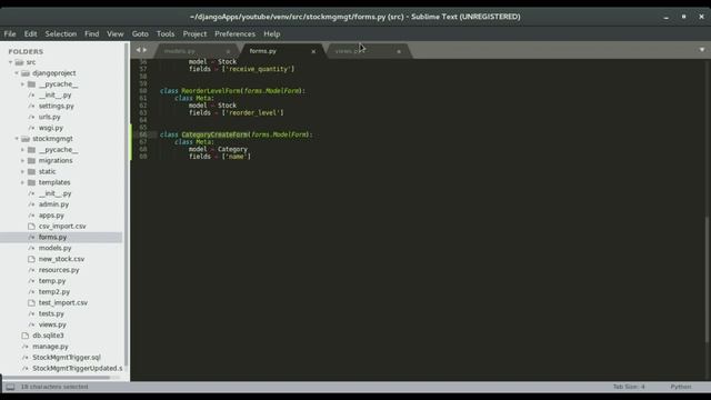38 - ADDING DATA / CATEGORY THROUGH THE FRONTEND - STOCK MANAGEMENT SYSTEM смотреть онлайн