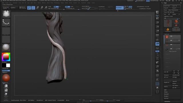 Baby Groot ZBrush Speed Sculpt смотреть онлайн