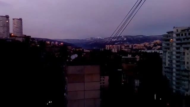 Вид с 12 этажа город Сочи смотреть онлайн