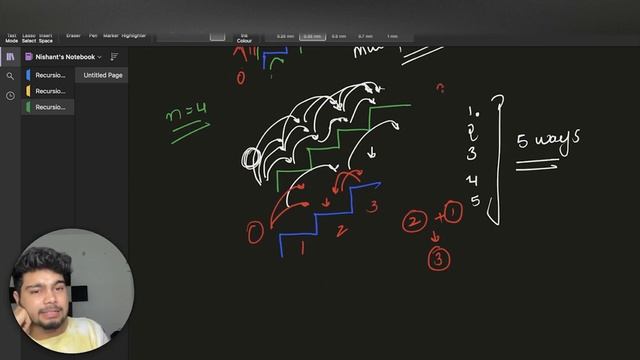 Decoding Recursion | Count Ways to Reach Nth Stair Problem! | Nishant Chahar | Leetcode | GFG смотреть онлайн