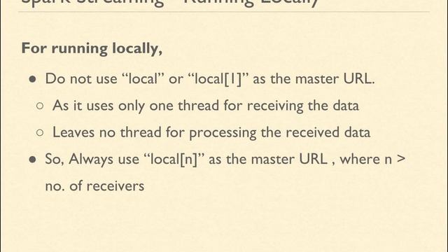 6.5. Apache Spark Streaming | Understand Master Url смотреть онлайн