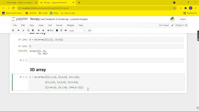 Creating Numpy Arrays |How to create Numpy Arrays? | Zorba Consulting смотреть онлайн
