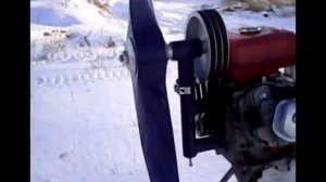 Аэросани | Замер тяги винта