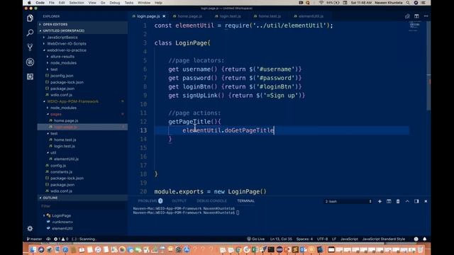 WebDriverIO Page Object Model Framework Design - Part 1 смотреть онлайн