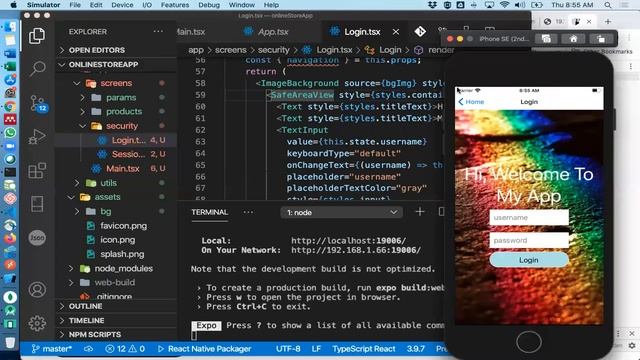 51. Tienda en Línea - App con ReactNative - Login con RN expo смотреть онлайн