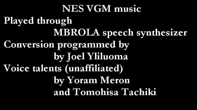 MBROLA Song: Duck Tales Moon Theme