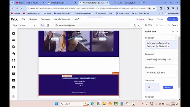 How to Change the Header and Footer on Wix Website смотреть онлайн