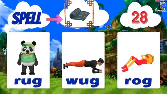 This or That Fitness: Sonic Spelling 2 (CVC words) смотреть онлайн