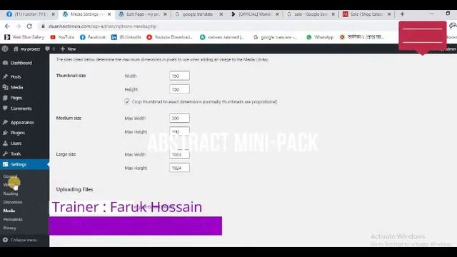 How to arrange menu bar and create blog post WORDPRESS 2ND CLASS смотреть онлайн