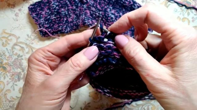 Пятка Бумеранг спицами/самая простая пятка//МК //вяжем вместе. #носки_спицами #пятка_бумеранг смотреть онлайн