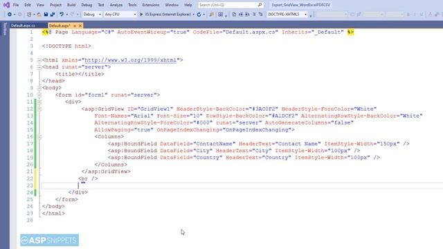 Export GridView to Excel in ASP.Net with Formatting using C#. смотреть онлайн