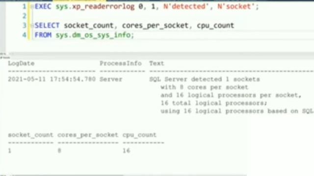 How Much CPU do you have ? Get correct CPU count || SQL SERVER Performance || CPU Utilization 100% смотреть онлайн