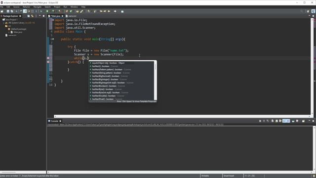 Java Tutorial 31 - Reading a File смотреть онлайн