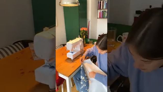 Sewing Tutorial | Creating Dress Out Of Wallpaper