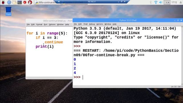 EP023 - Python Basics - for continue break смотреть онлайн