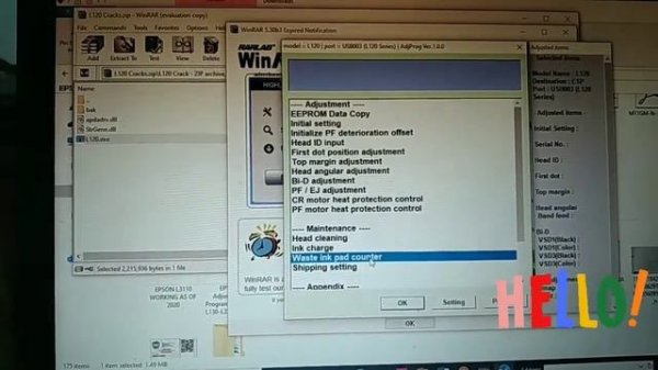 HOW TO RESET EPSON L120 PRINTER