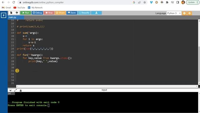 *args and **kwargs In Python | Python Tutorials For Absolute Beginners смотреть онлайн