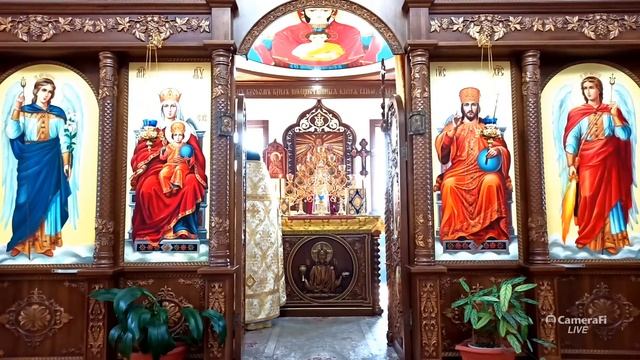 Храм Архистратига Божия Михаила с. Беловодское. литургия 25.07.2021 смотреть онлайн