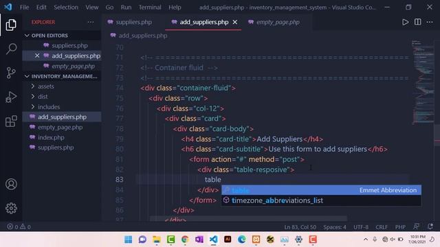 Inventory management system with php, mysqli, Ajax and Bootstrap( With source code ) смотреть онлайн