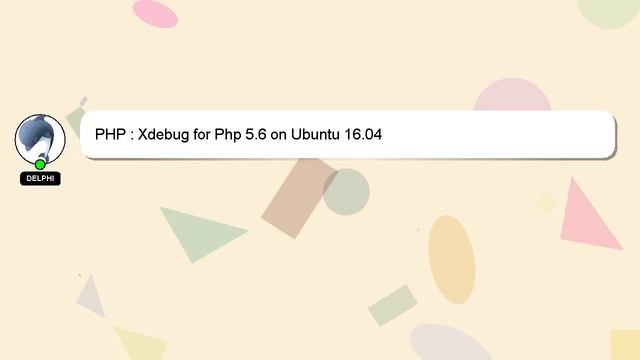 PHP : Xdebug for Php 5.6 on Ubuntu 16.04 смотреть онлайн