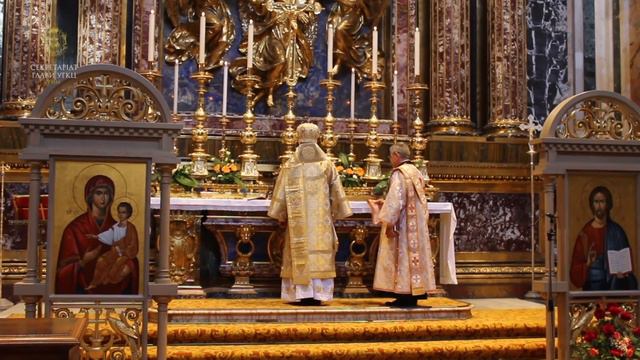 Відеорепортаж про Літургію слов'янською у Санта Марія Маджоре смотреть онлайн