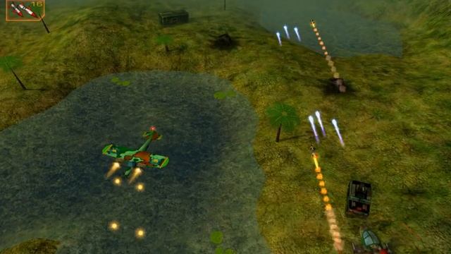 прохождение игры AirStrike3D 3 часть (зелёное поле боя) смотреть онлайн