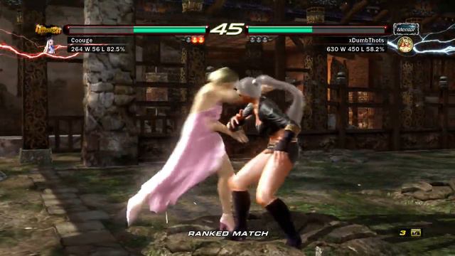 332 - Tekken 6 - Coouge (Anna Williams) Vs XDumbThots (Christie Monteiro)