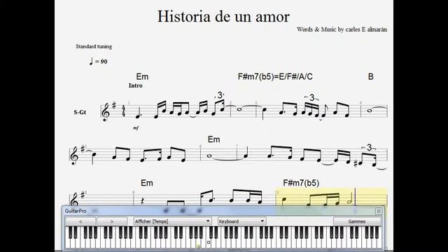 Historia de un amor Intro et solo смотреть онлайн
