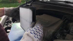 Замена воздушного фильтра на Хендай Санта Фе (HyundaiSanta Fe), Киа Соренто (Kia Sorento).Экономия!