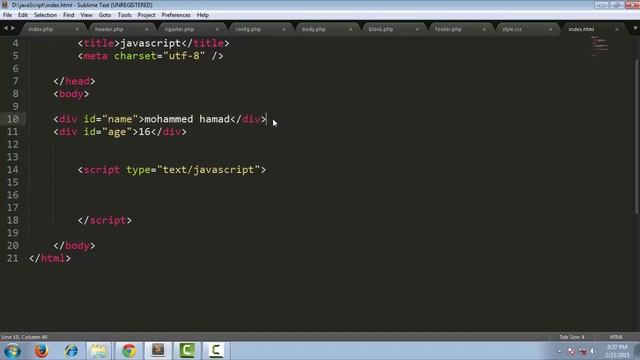 دورة javascript : (التعرف على getElementById في الجافا سكربت) смотреть онлайн