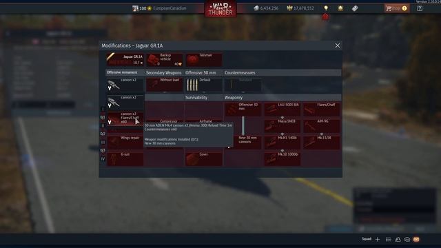 Jaguar GR.1A - Update Ground Breaking Dev Server - War Thunder смотреть онлайн
