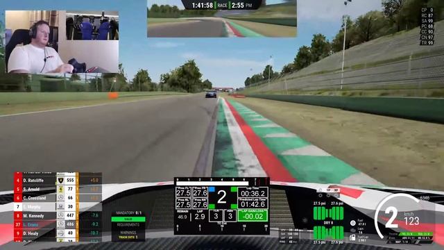 ACC - ACR Bash at Imola 2.4H - Honda NSX GT3 EVO First ever race at the new track!! Setup in desc. смотреть онлайн