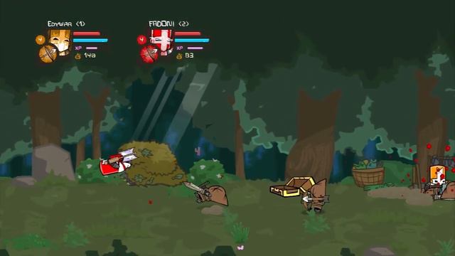 Castle Crashers #2 - Crocodilo STYLE! E Velho Cego!!! Parte 1/2 смотреть онлайн