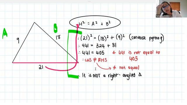 Grade 8 - Theorem of Pythagoras Foundation (converse of the theorem of pythagoras) смотреть онлайн