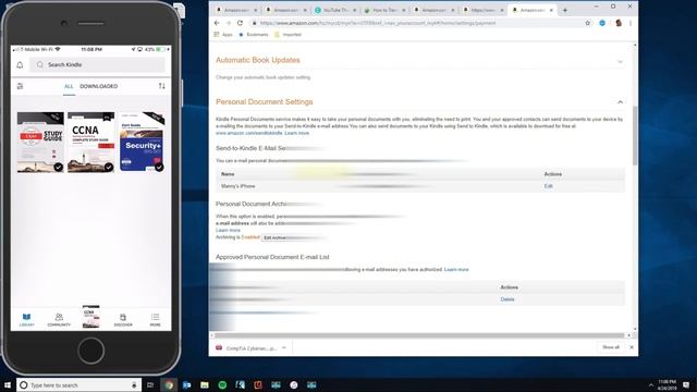 How To Transfer Ebooks To Kindle App - IPhone