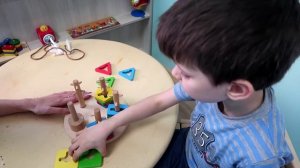 Занятие с ПСИХОЛОГОМ // Развитие мелкой МОТОРИКИ // Аутизм // Умственная отсталость // Autism