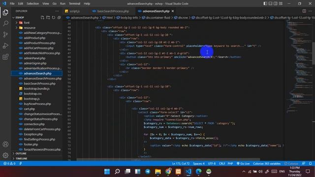 Program the advanced product searching process including pagination смотреть онлайн