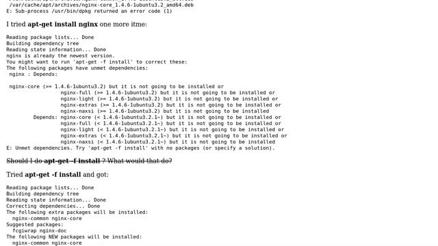 Ubuntu: Help with messy Nginx install (Trusty 14.04 Server) смотреть онлайн